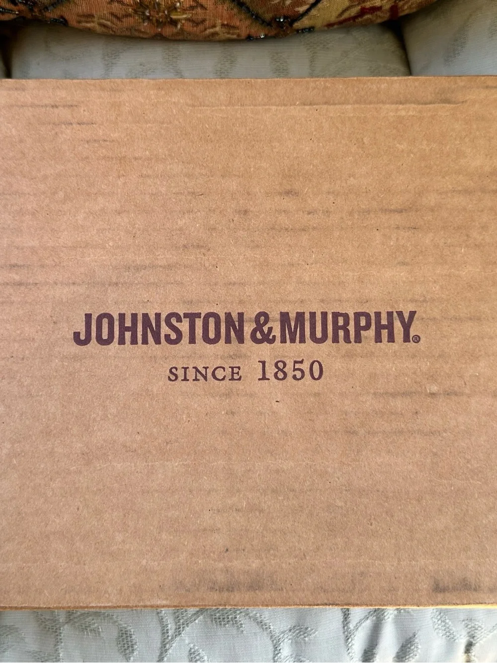 Mens Brand New Johnston & Murphy Brown Leather Belt